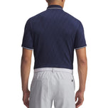 Under Armour Drive Sport Jacquard Golf Polo Shirt - Mitternacht Marine/Weiß