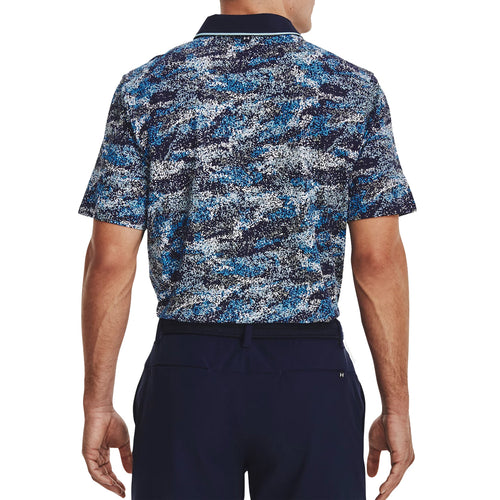 Under Armour Iso-Chill Edge Golf Polo Shirt - Midnight Navy/Blizzard