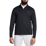 Under Armour Match 플레이 1/4 Zip Golf Mid Layer -Black