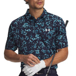 Under Armour Matchplay Golf Polo Shirt - Midnight Navy/Blue Haze