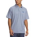 Under Armour Match Play Polo Golfshirt - Wit/Blauw
