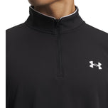 Under Armour Matchplay 1/4 Zip Golf Pullover - Black