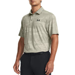 Under Armor Playoff 2.0 Jacquard Golf Polo Shirt - Tint Green/Olive Grove