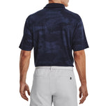 Under Armor Playoff 2.0 Jacquard Golf Polo Shirt - Midnight Navy