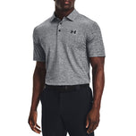 Under Armour Playoff 3.0 Polo Golf Shirt - Black/White