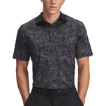 Under Armour Playoff 3.0 Polo de golf imprimé - Noir/Castlerock