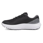 Under Armour Surge Spiceless Golf Shoes - Black/Castlerock