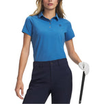 Under Armour 女士 ArmourDry 高爾夫 Polo 衫 - 黑色
