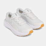 Under Armor Women 's Surge Spikeless Golf Shoes -White Clay/White