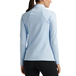 Peter Millar 여성 여성 설탕 스트라이프 퍼스 1/4 미드 레이어 - 코티지 블루