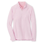 Peter Millar Sugar Stripe Perth 1/4 Midlayer für Damen – Palmer Pink