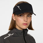 J.Lindeberg Wanita Yadina Golf Visor - Hitam