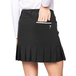 Skort Golf Lipat Penuh 17,5" Performa Wanita Golftini - Hitam