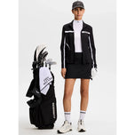 J.Lindeberg Janice Zip Penuh Golf Mid-Layer Wanita - Hitam