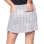 Golftini Frauenfeier Skort 17,5 "Golf Skort - Weißer Druck