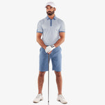Galvin Green Maxwell Golf Shirt - Moonlight Blue/White