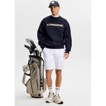 Col rond de golf imprimé J.Lindeberg Club - JL Navy