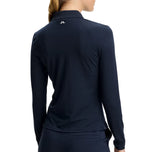 Kaos Polo Golf Lengan Panjang Flor Wanita J.Lindeberg - JL Navy