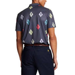Lyle et Scott Polka Diamond Polo Golf Shirt - Marine