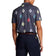 Lyle et Scott Polka Diamond Polo Golf Shirt - Marine
