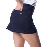Aventure féminine de Golftini 16,5 "Golf Skort - Marine