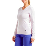 Nivo Women 's Nicole V -Neck 스웨터 - 분홍색 설탕