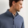 Peter Millar Perth 混色性能四分之一拉鍊 - 海軍藍