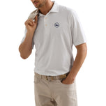 Peter Millar 純色性能球衣高爾夫 Polo 衫 - 白色