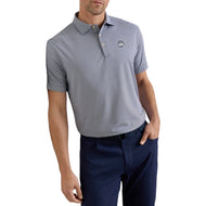 Peter Millar 솔리드 퍼포먼스 긴 소매 저지 골프 폴로 셔츠 - 네이비