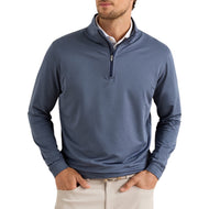 Peter Millar Perth Mélange Performance Quarter-Zip - Marine