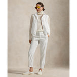 RLX Ralph Lauren Women's Stretch Twill 5 Pocket Golf Pants - Keramik Putih