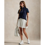 Rlx Ralph Lauren Damen Mock Neck 1/4 Zip -Golf -Hemd - raffinierte Marine Multi