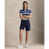 Rlx Ralph Lauren Performance Pique Golf Polo -Hemd - raffinierte Marine Multi