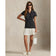RLX RALPH LAUREN Dames Gedrukt Lichtgewicht Airflow Golfshirt - Polo Black Polka Dot