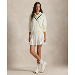 RLX Ralph Lauren WORT WOOL Campuran Sweater Pullover - Antik Putih