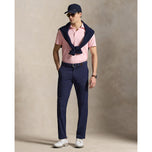 RLX Ralph Lauren 印花輕盈氣流高爾夫 Polo 衫 - 卡梅爾粉紅玉蘭鑽石