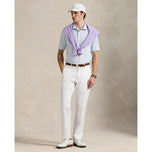 Rlx ralph lauren naka -print lightweight airflow golf polo shirt - office blue square key