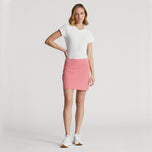 Rlx Ralph Lauren Frauen plissierte Aim Skort 17 " - Desert Rose