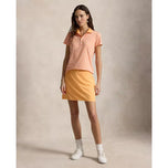 RLX Ralph Lauren Women's Printed Lightweight Airflow Golf Polo Shirt - Blue Mist/Ceramic White