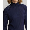 RLX Ralph Lauren Women's UV Jersey 1/4 Zip Pullover - French Navy