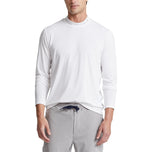 Rlx ralph lauren kinerja mockneck pullover - putih murni