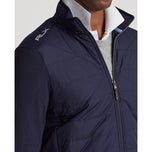 Rlx ralph lauren cool na lana buong zip golf jacket - pino navy