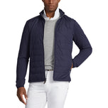 Rlx ralph lauren cool na lana buong zip golf jacket - pino navy