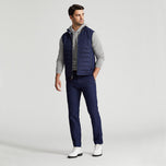Rlx Ralph Lauren Cool Wool Full Zip Golf Vest - Angkatan Laut Refined
