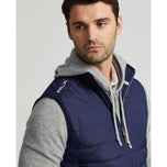 Rlx Ralph Lauren Cool Wool Full Zip Golf Vest - Angkatan Laut Refined