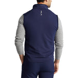 Rlx Ralph Lauren Cool Wool Full Zip Golf Vest - Angkatan Laut Refined