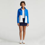 Rlx Ralph Lauren Hybride Hybride Full Zip Golf Jacket - Spa Royal / Pure White