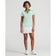 RLX Ralph Lauren Wanita Perfomance Stripe Golf Polo Shirt - Pure White/Cruise Green Fairway