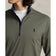 Polo Performance Ralph Lauren 1/4 Zip Peached Jersey - Fossile Green