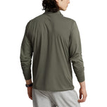 Polo Performance Ralph Lauren 1/4 Zip Peached Jersey - Fossile Green
